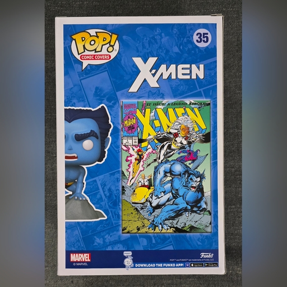 Funko Marvel Beast with Comic PE Exclusive 60th anniversary pop - Picture 4 of 7